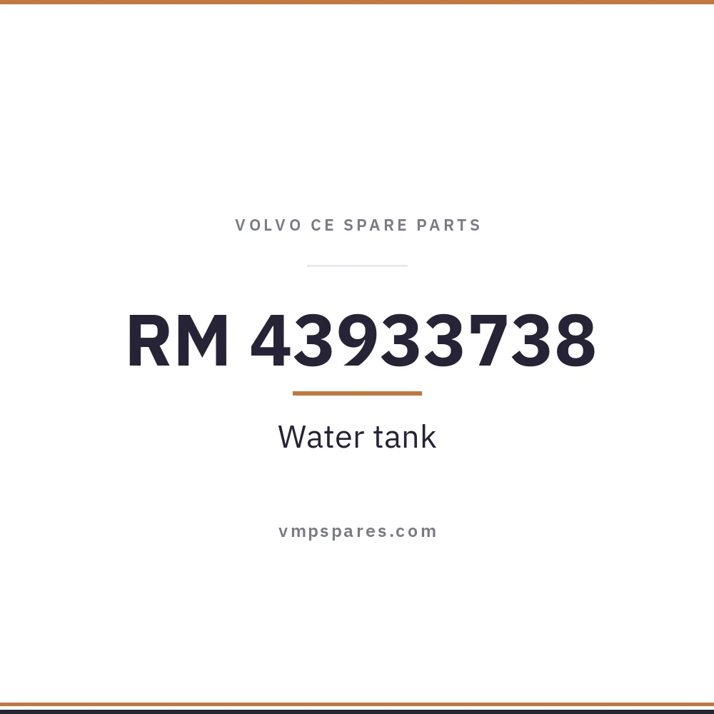 RM 43933738 – Water tank