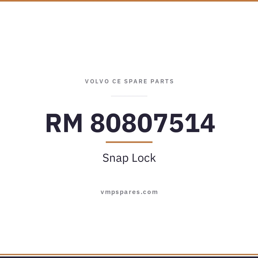 RM 80807514 – Snap Lock