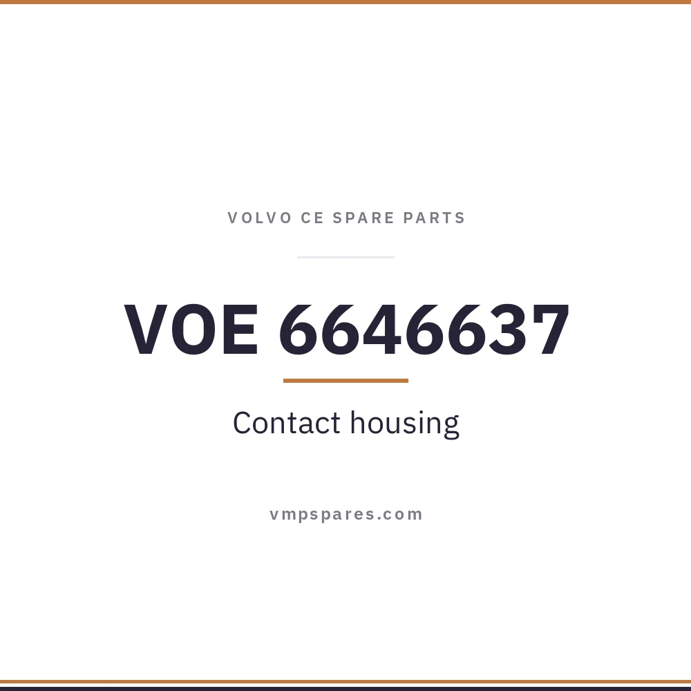 VOE 6646637 – Contact housing