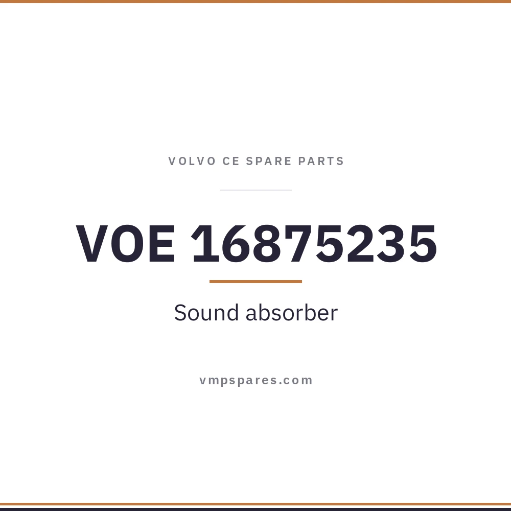 VOE 16875235 – Sound absorber