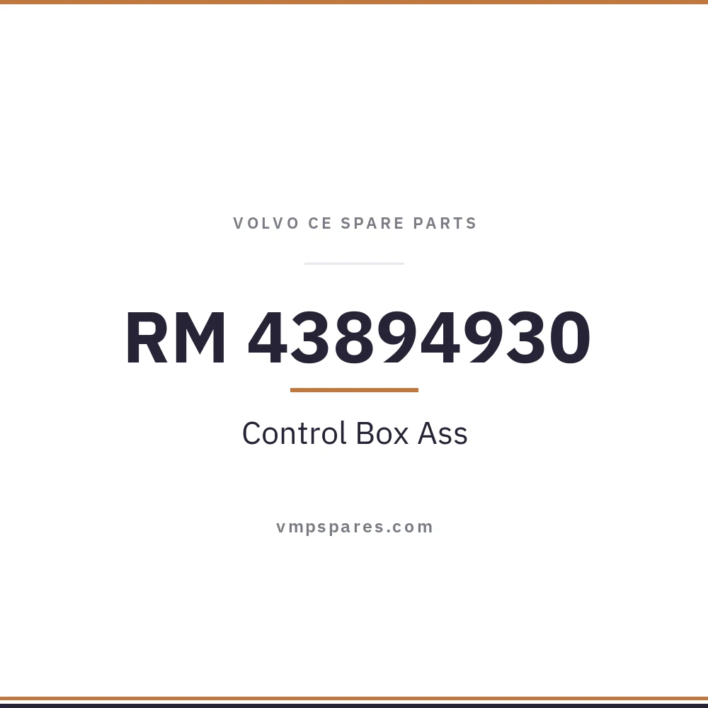 RM 43894930 – Control Box Ass