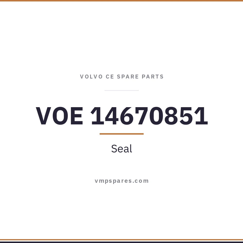 VOE 14670851 – Seal