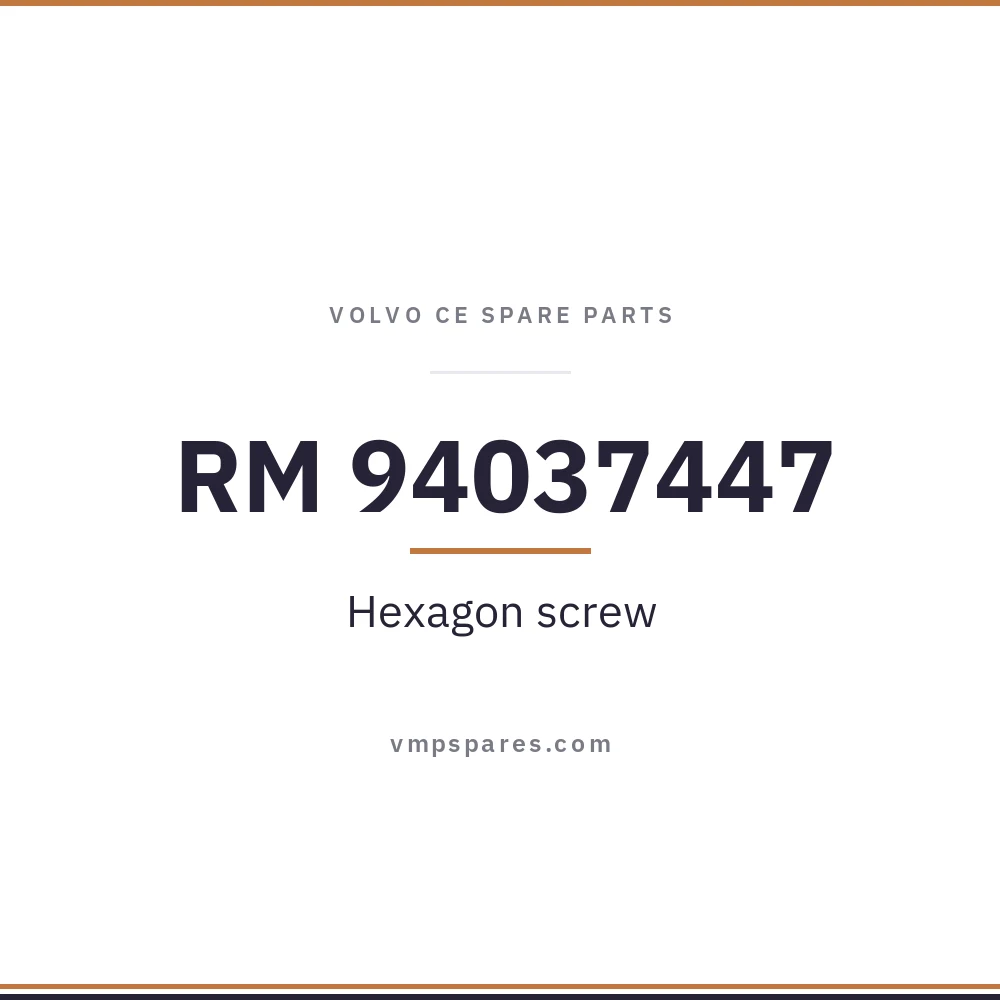 RM 94037447 – Hexagon screw