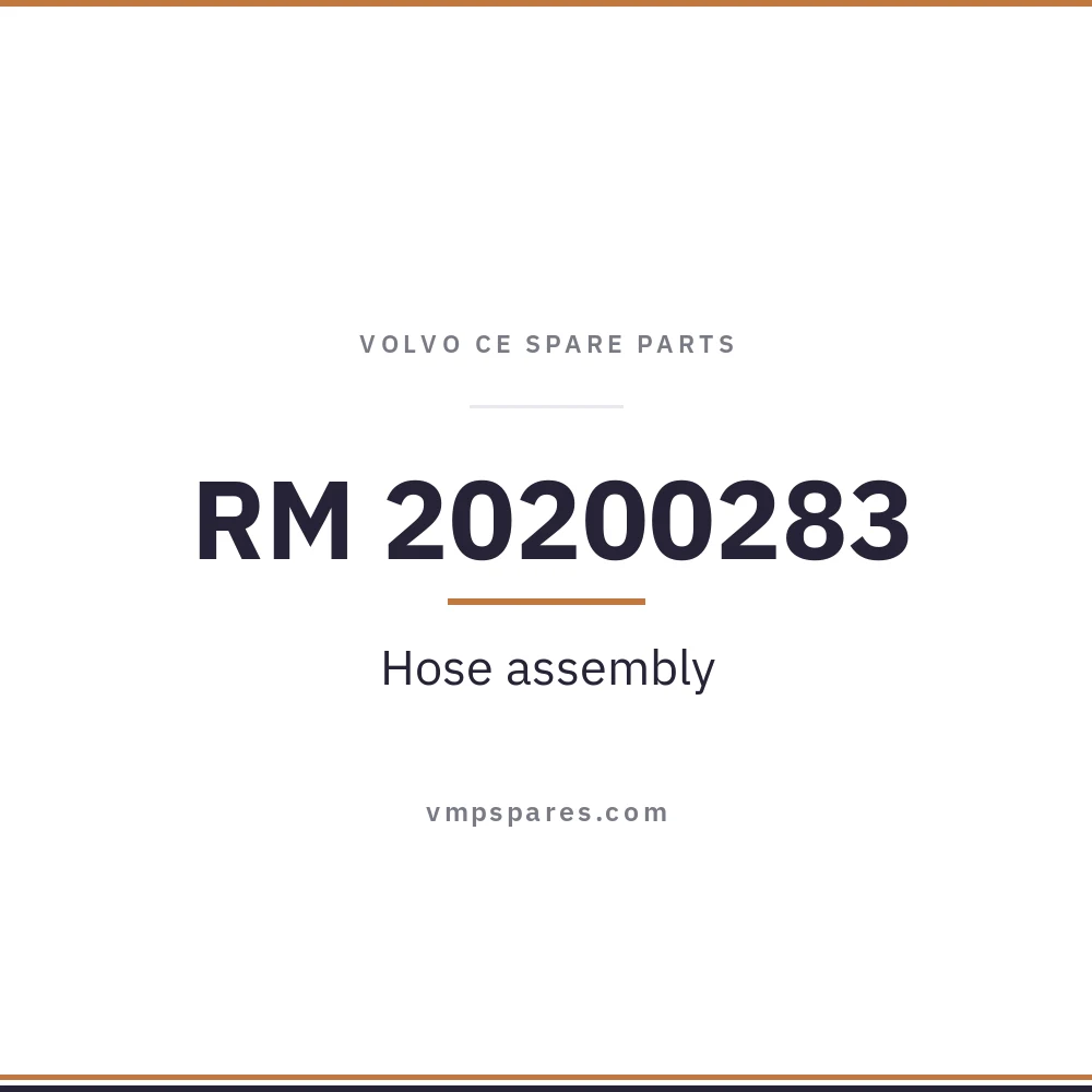 RM 20200283 – Hose assembly