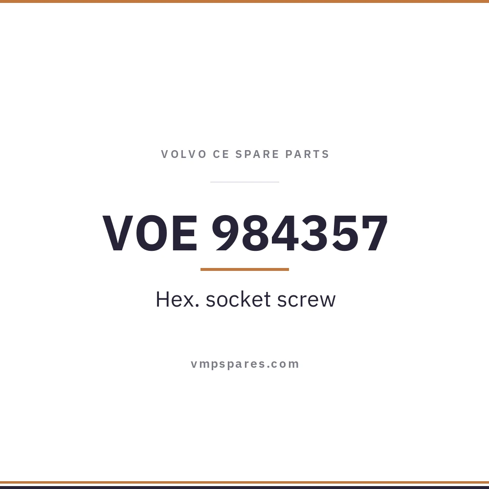 VOE 984357 – Hex. socket screw