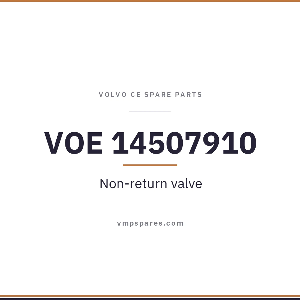 VOE 14507910 – Non-return valve
