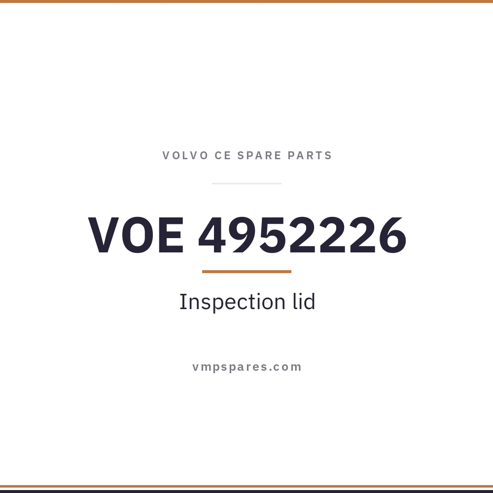 VOE 4952226 – Inspection lid