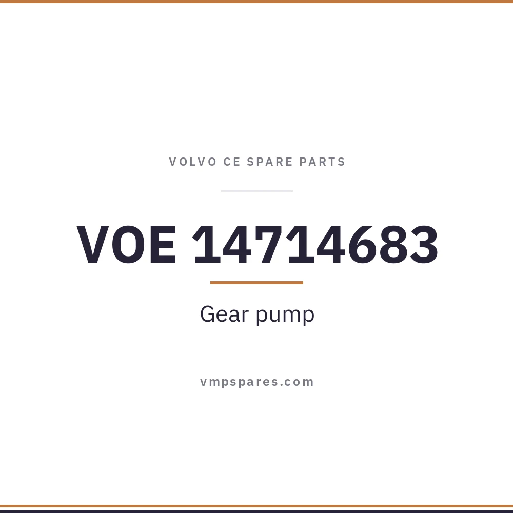 VOE 14714683 – Gear pump