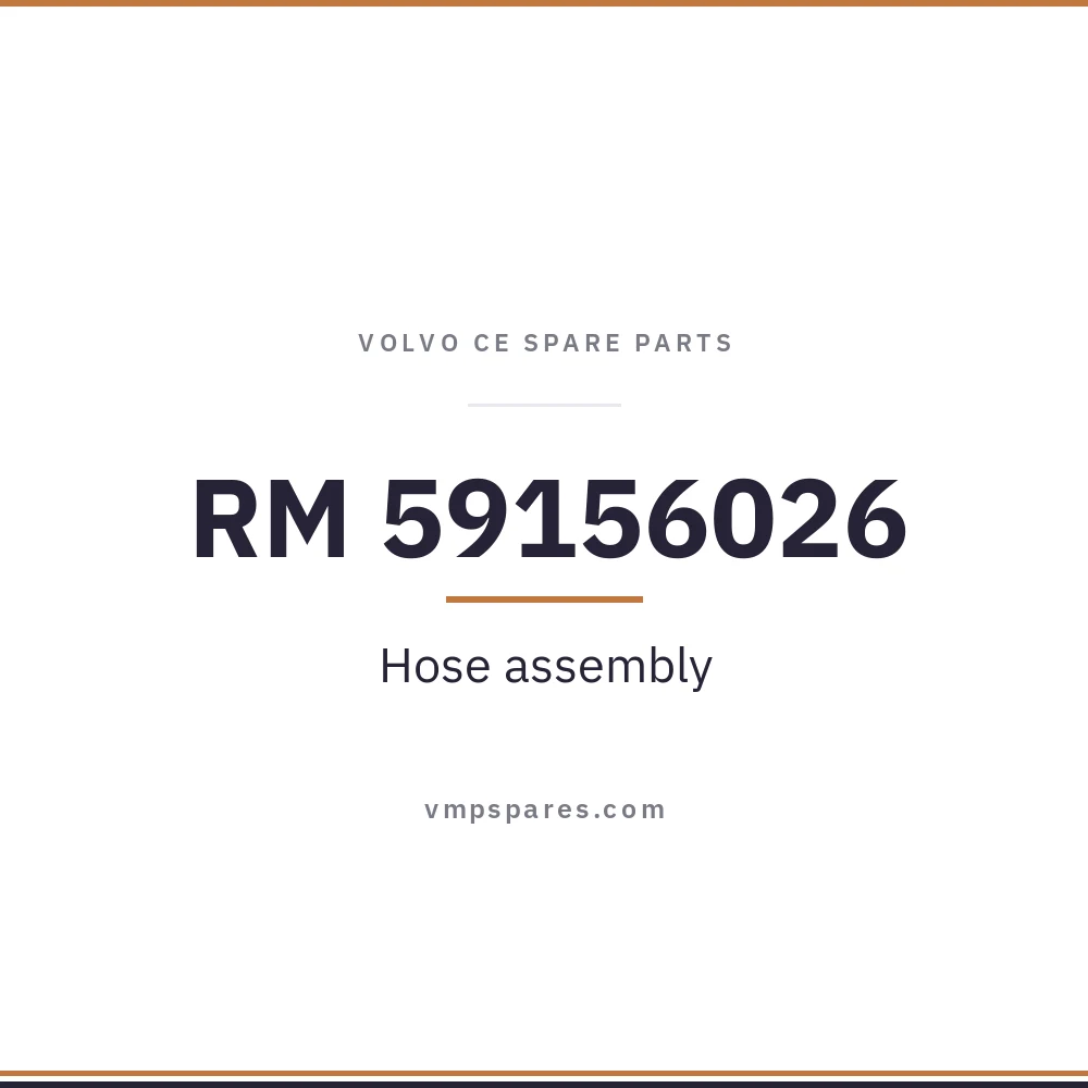 RM 59156026 – Hose assembly
