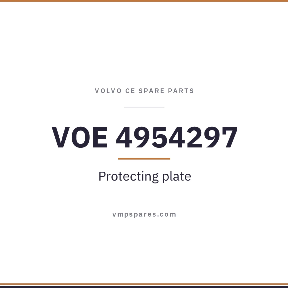 VOE 4954297 – Protecting plate