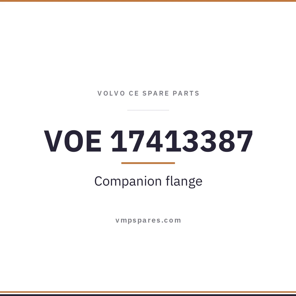 VOE 17413387 – Companion flange