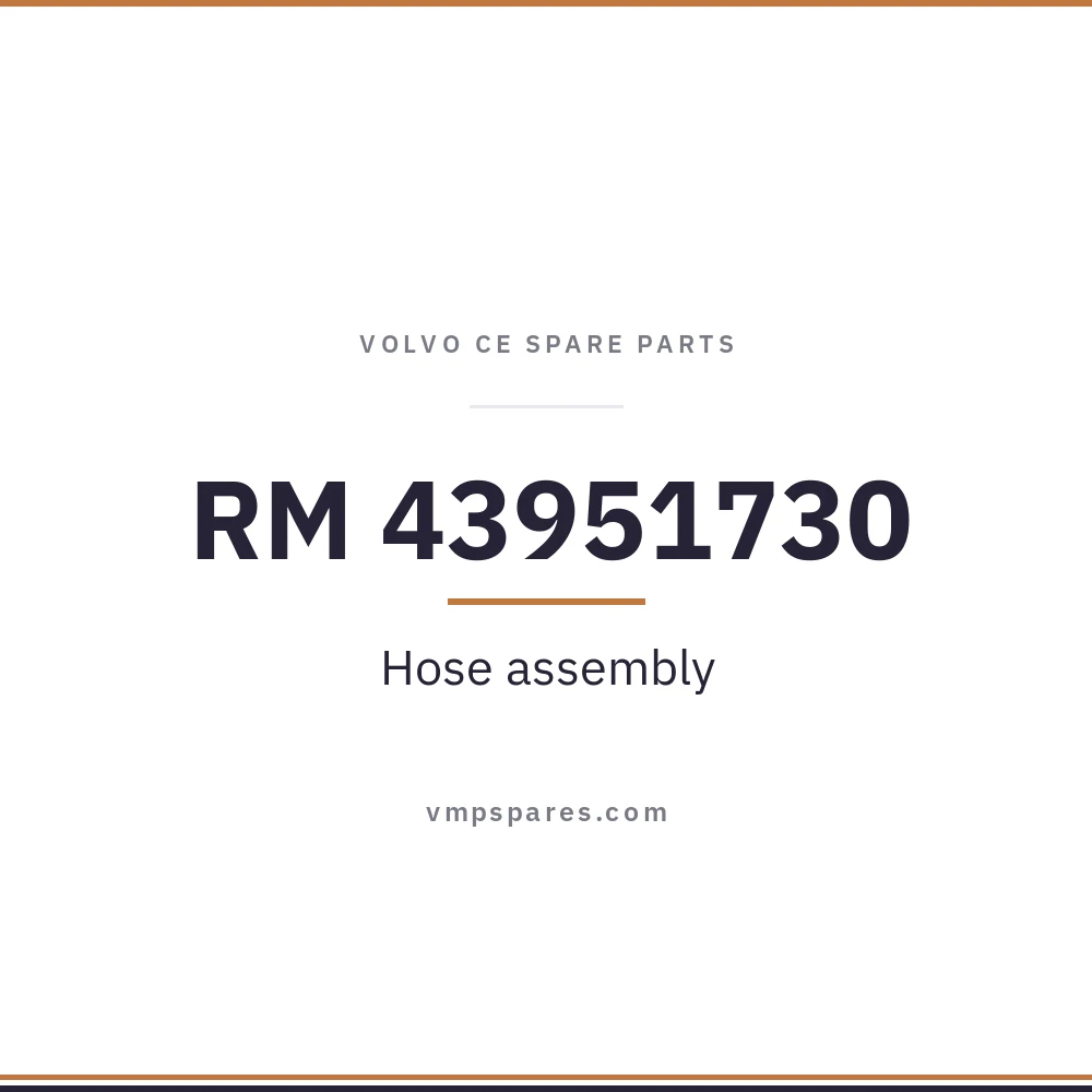 RM 43951730 – Hose assembly