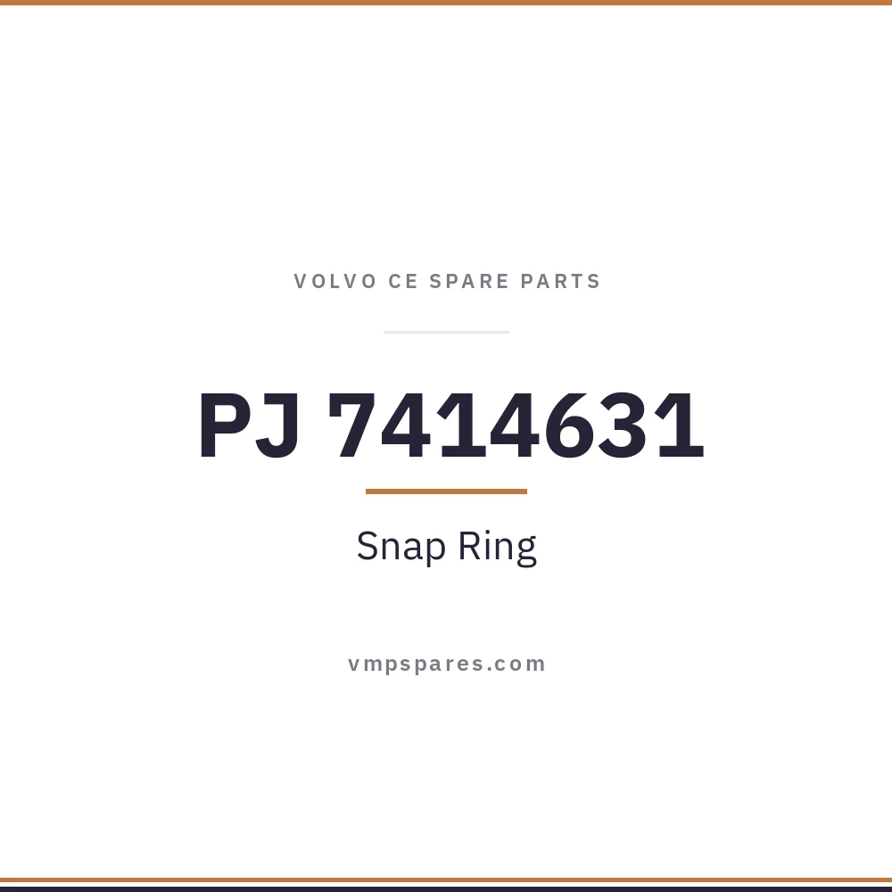 PJ 7414631 – Snap Ring