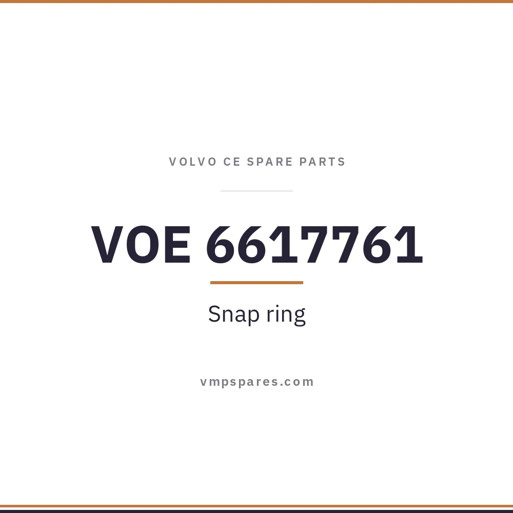 VOE 6617761 – Snap ring