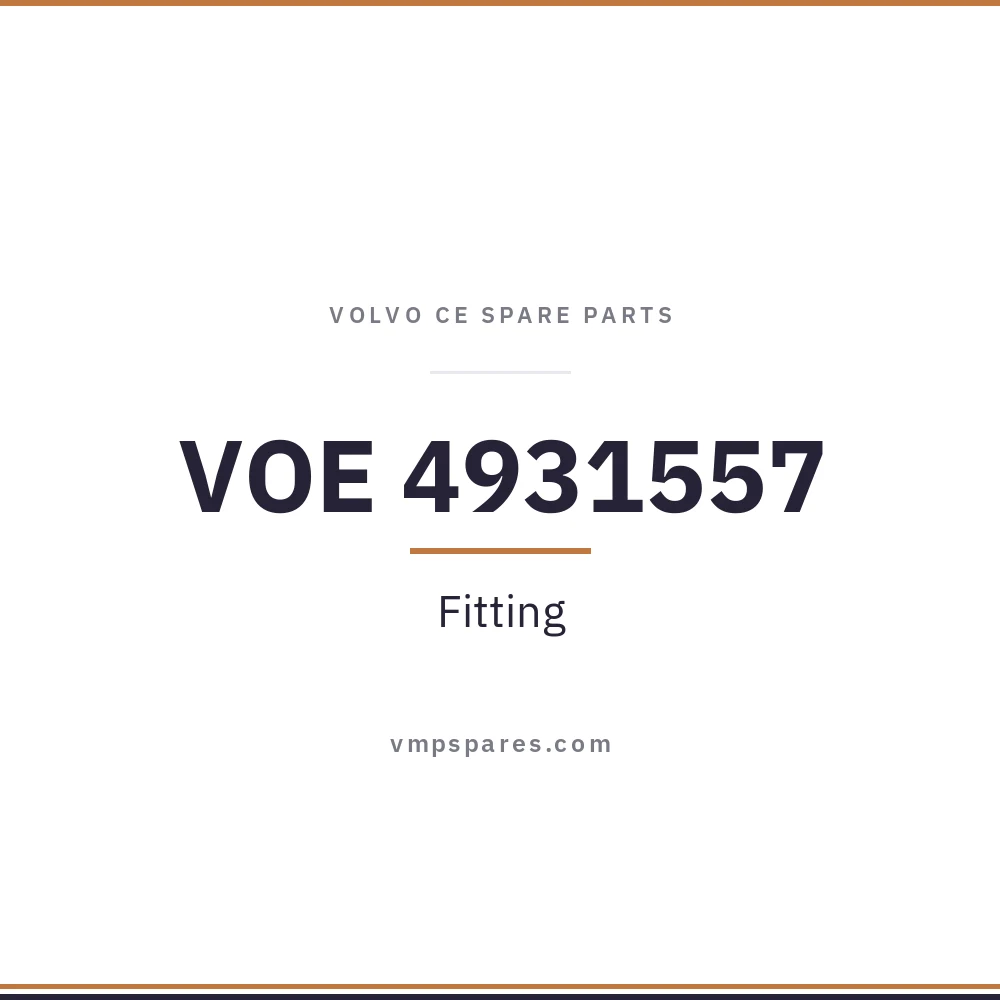 VOE 4931557 – Fitting