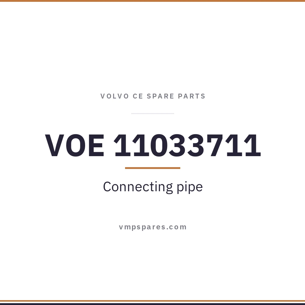 VOE 11033711 – Connecting pipe