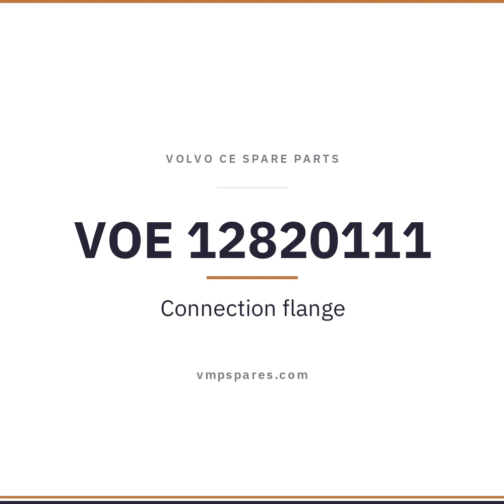 VOE 12820111 – Connection flange