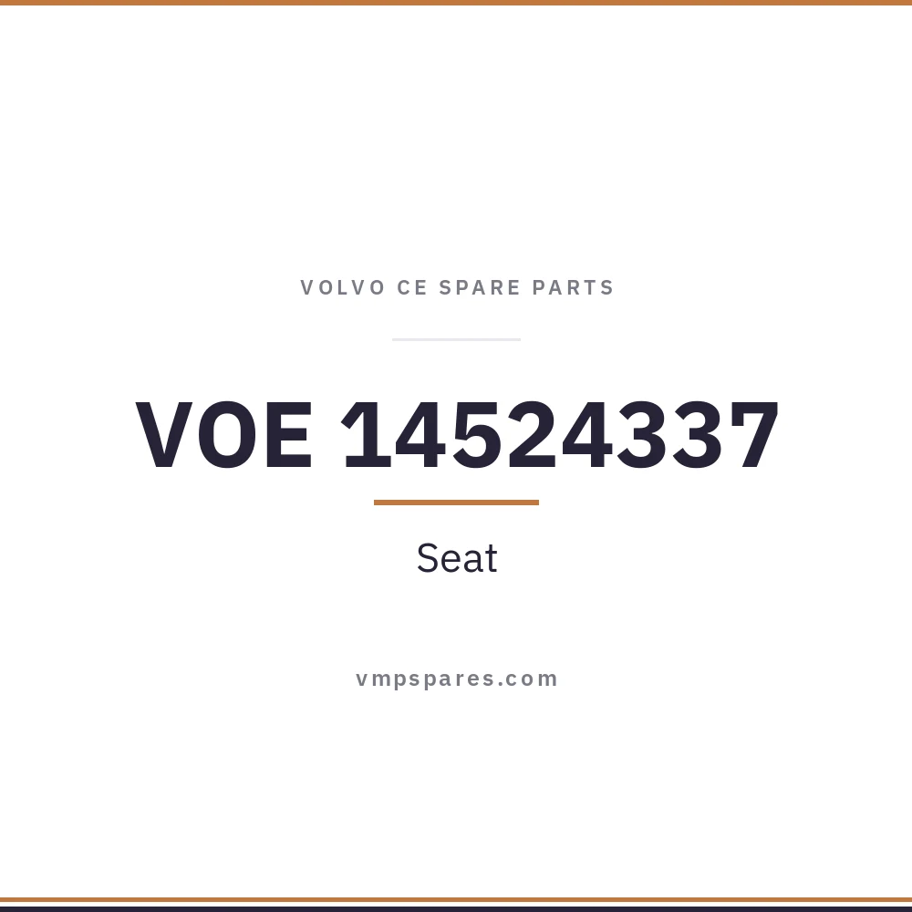 VOE 14524337 – Seat