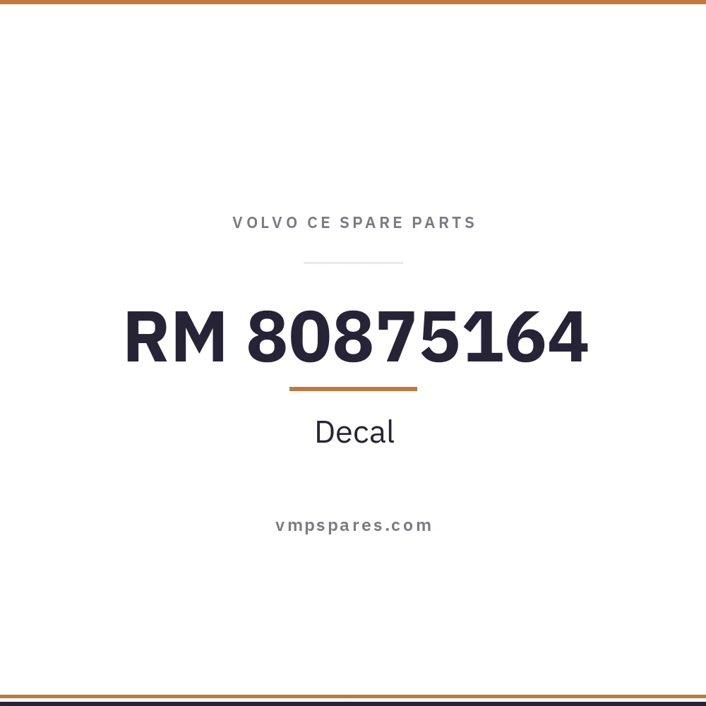 RM 80875164 – Decal