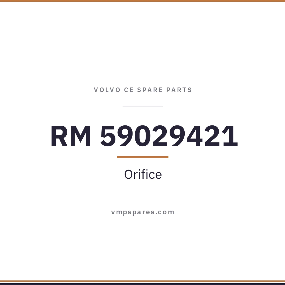 RM 59029421 – Orifice