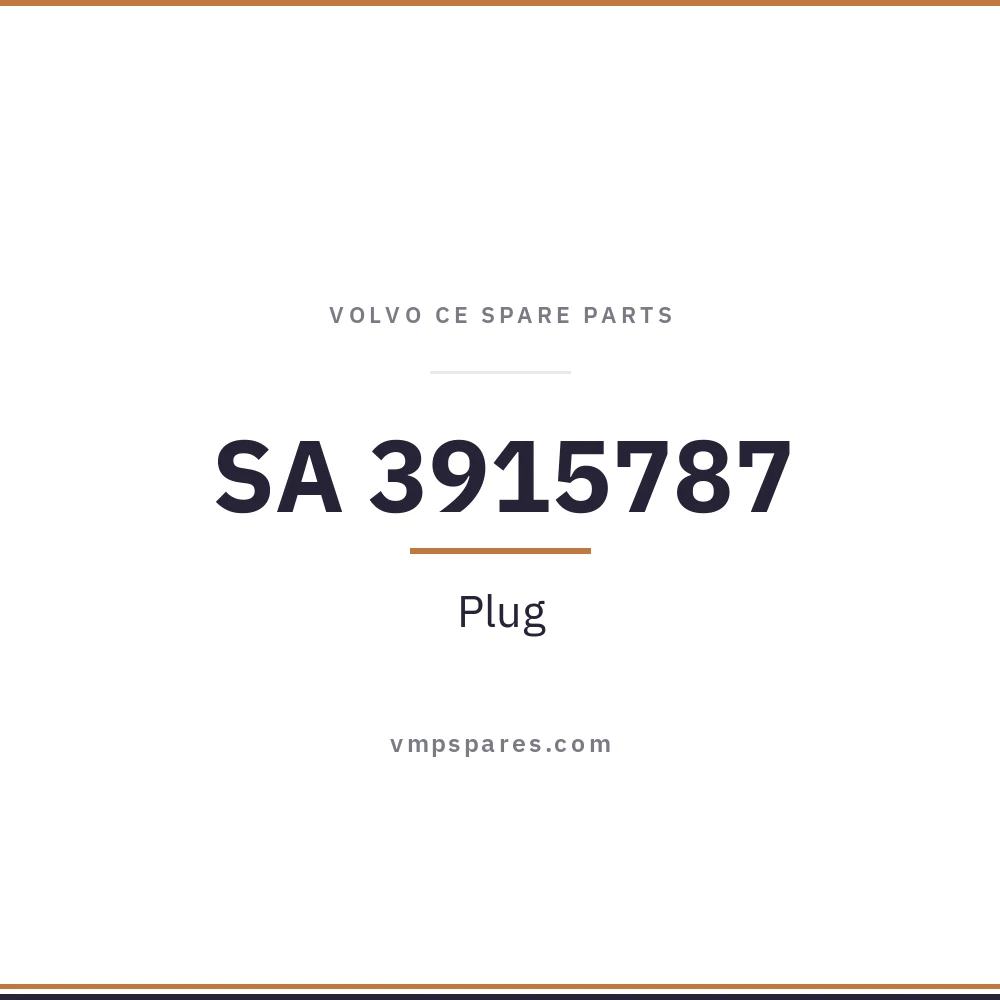 SA 3915787 – Plug
