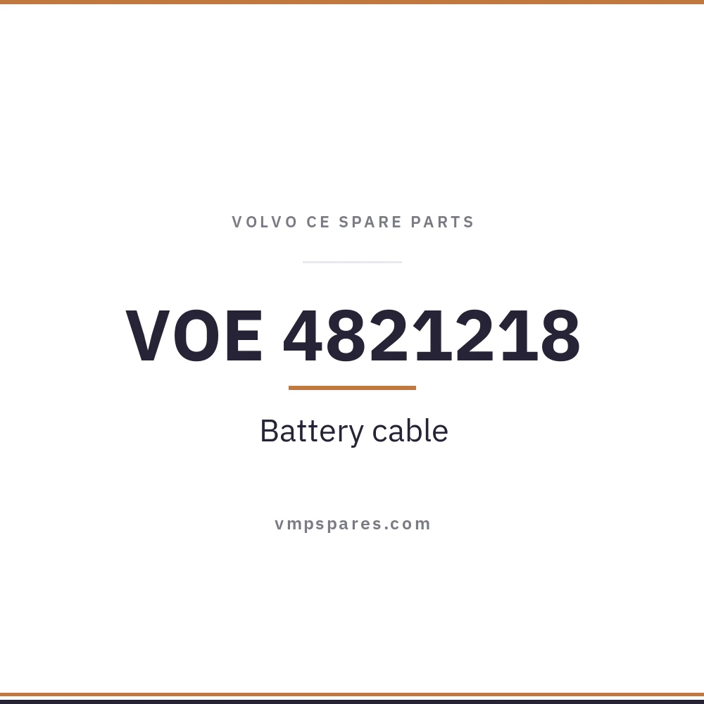VOE 4821218 – Battery cable