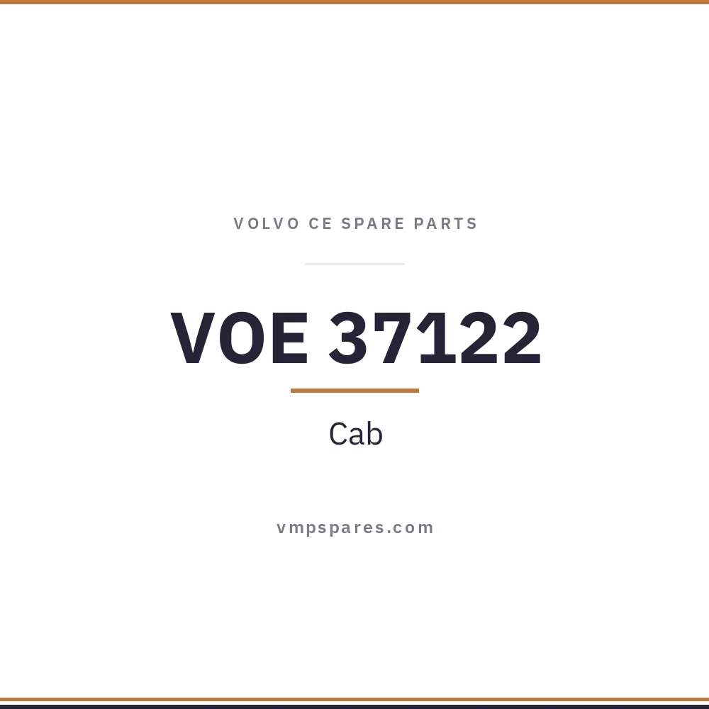 VOE 37122 – Cab