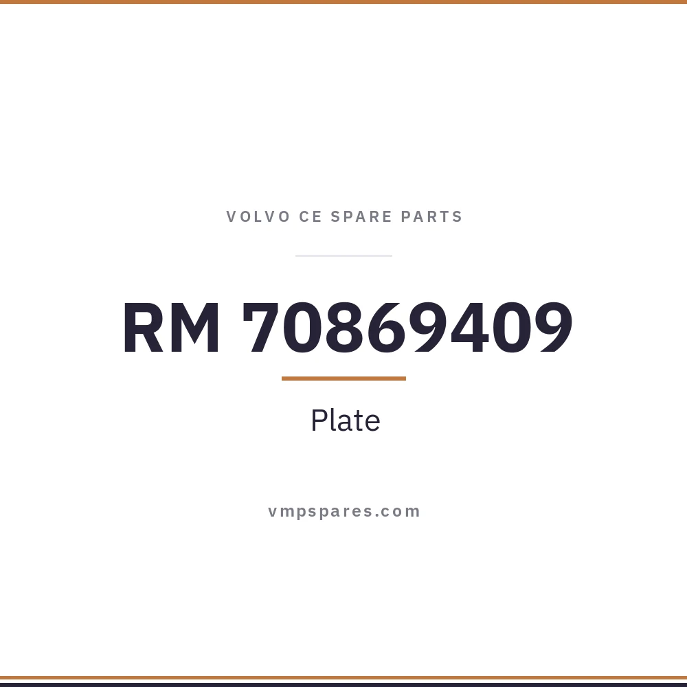 RM 70869409 – Plate
