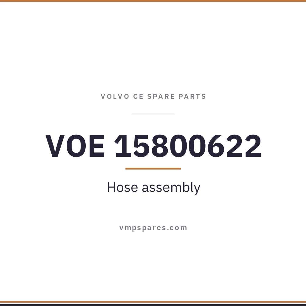 VOE 15800622 – Hose assembly