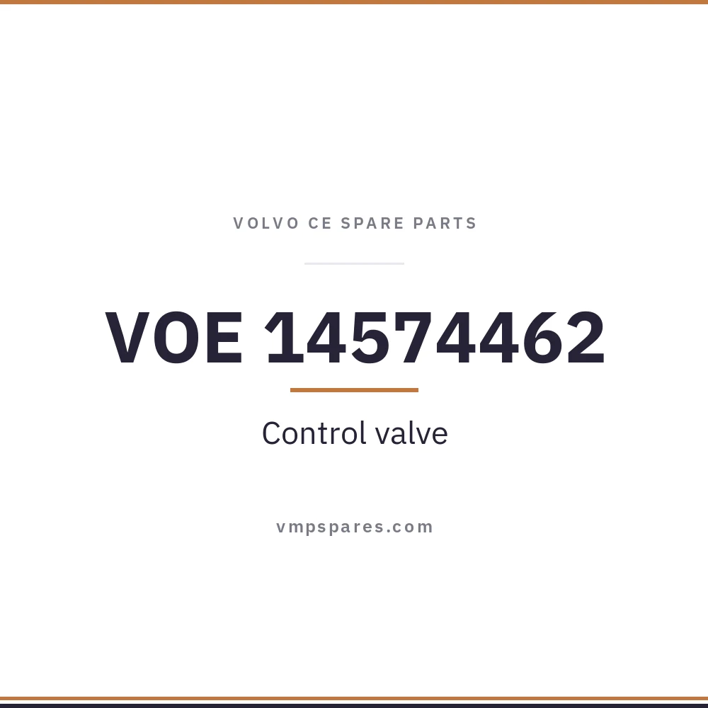VOE 14574462 – Control valve