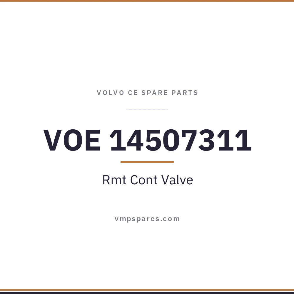 VOE 14507311 – Rmt Cont Valve