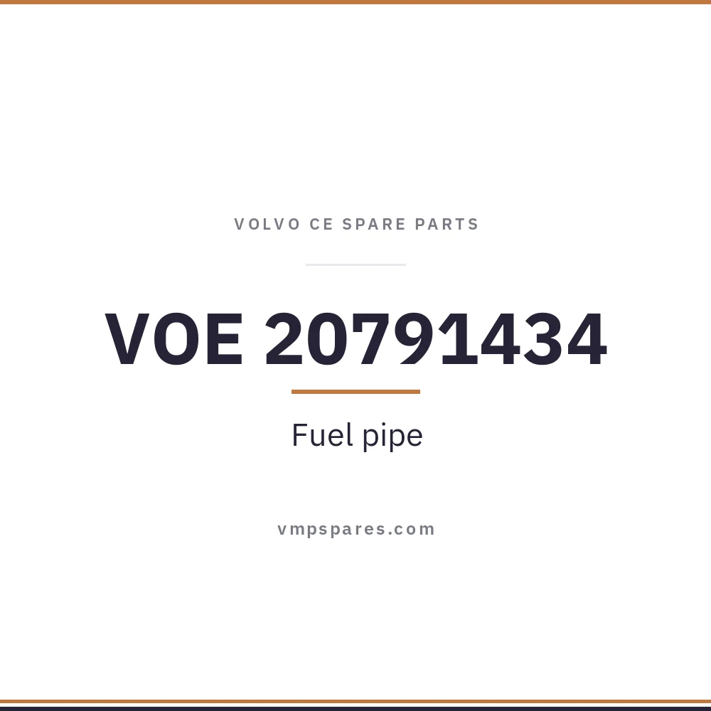 VOE 20791434 – Fuel pipe