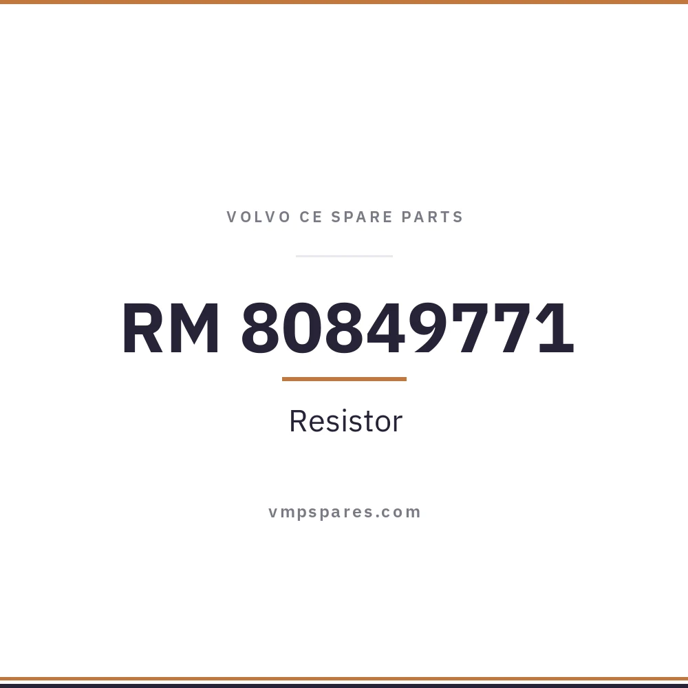 RM 80849771 – Resistor