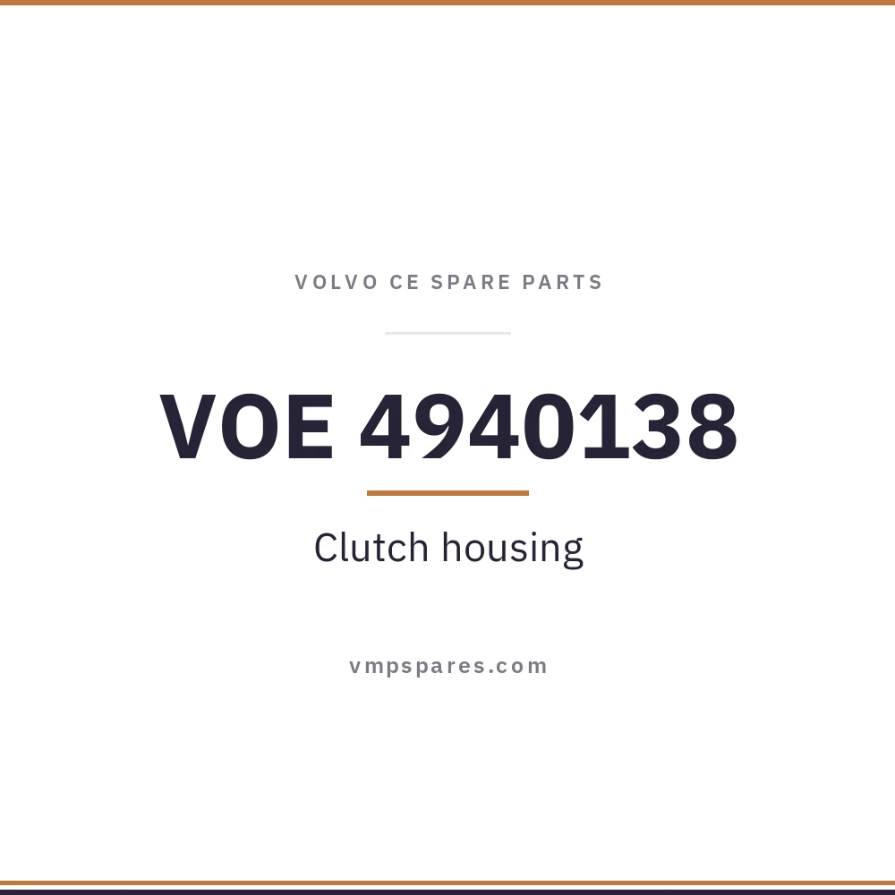 VOE 4940138 – Clutch housing