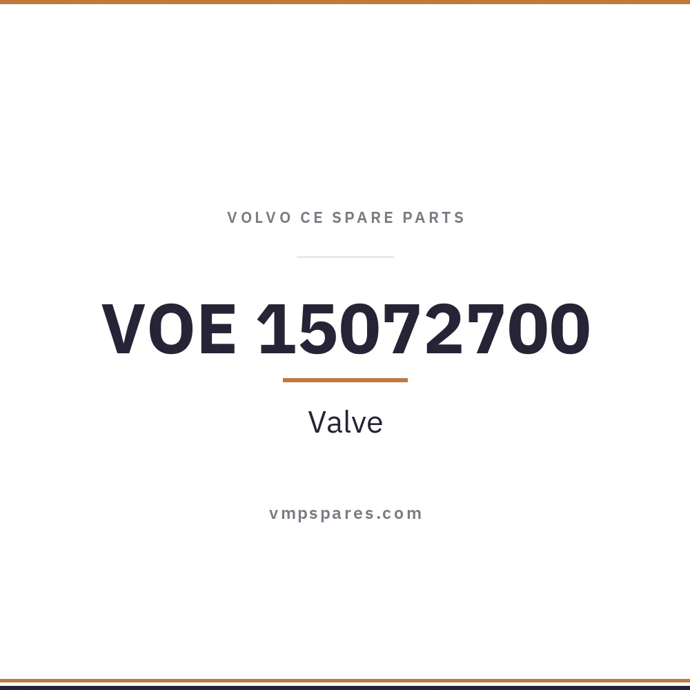 VOE 15072700 – Valve