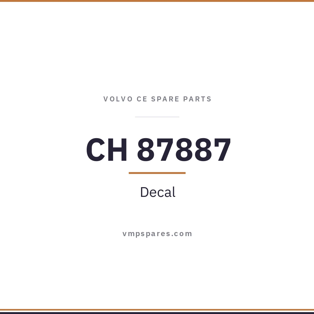 CH 87887 – Decal