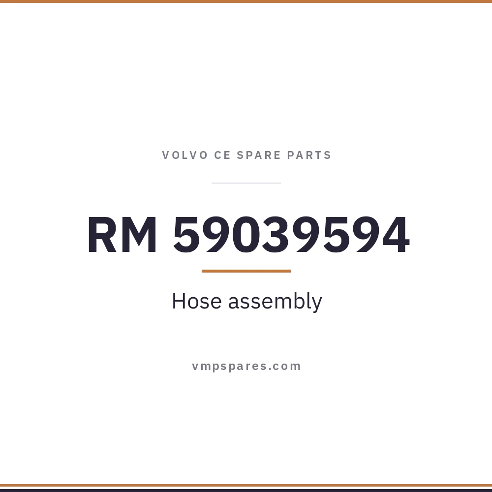 RM 59039594 – Hose assembly