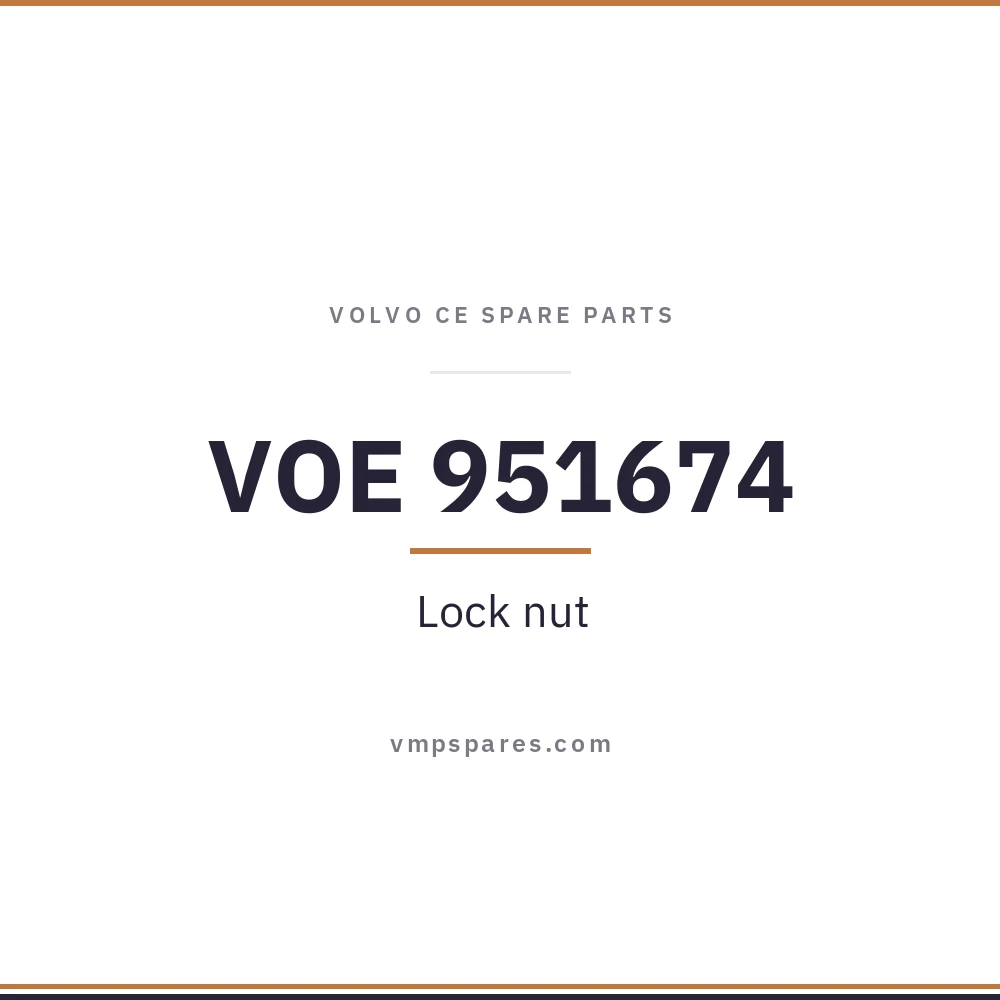 VOE 951674 – Lock nut
