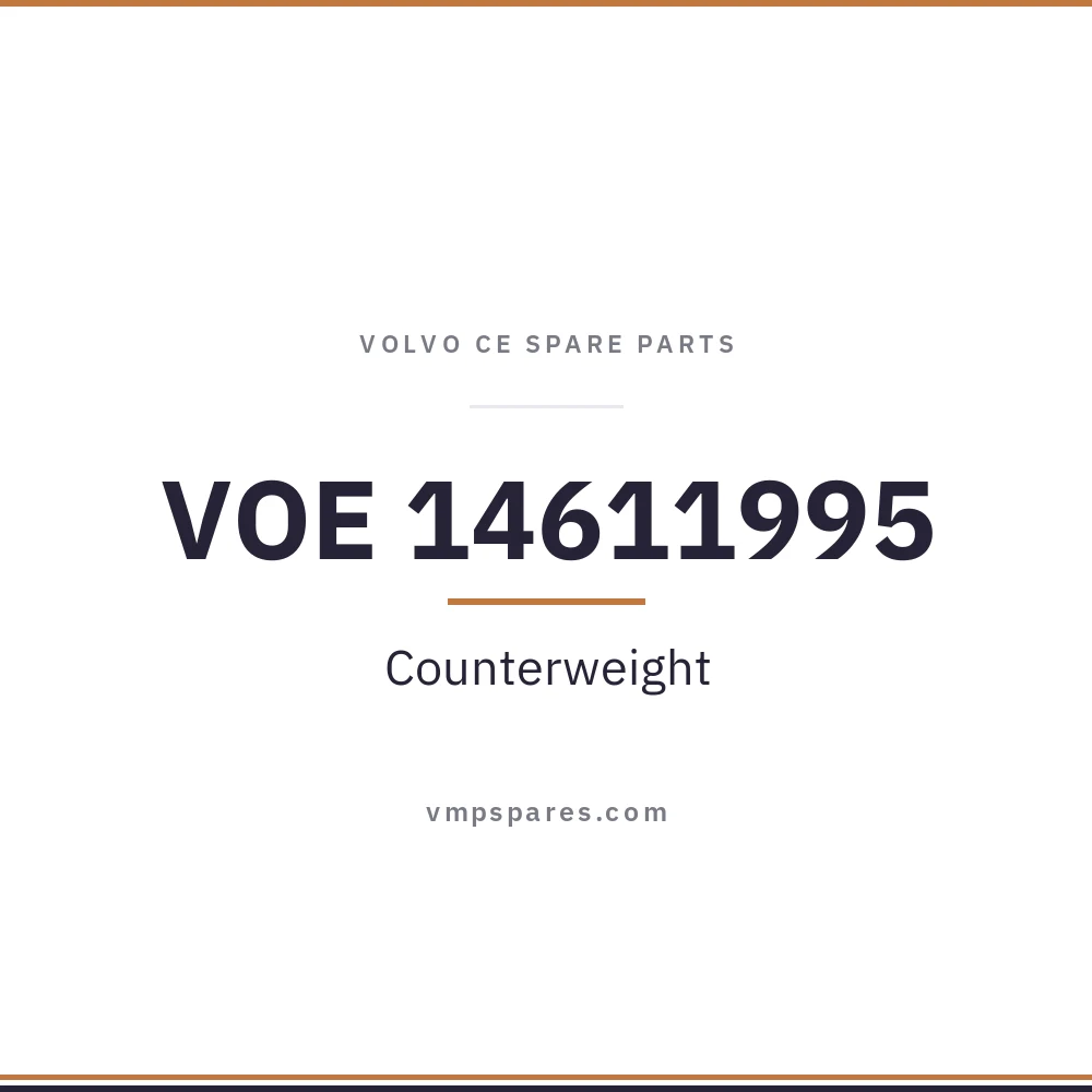 VOE 14611995 – Counterweight