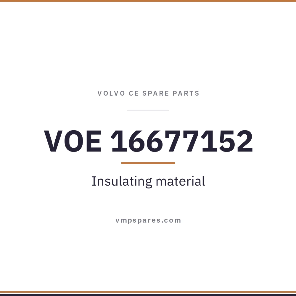 VOE 16677152 – Insulating material