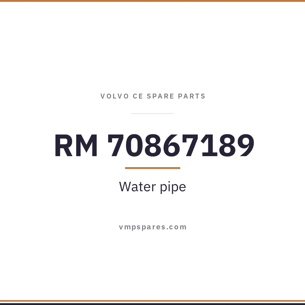 RM 70867189 – Water pipe