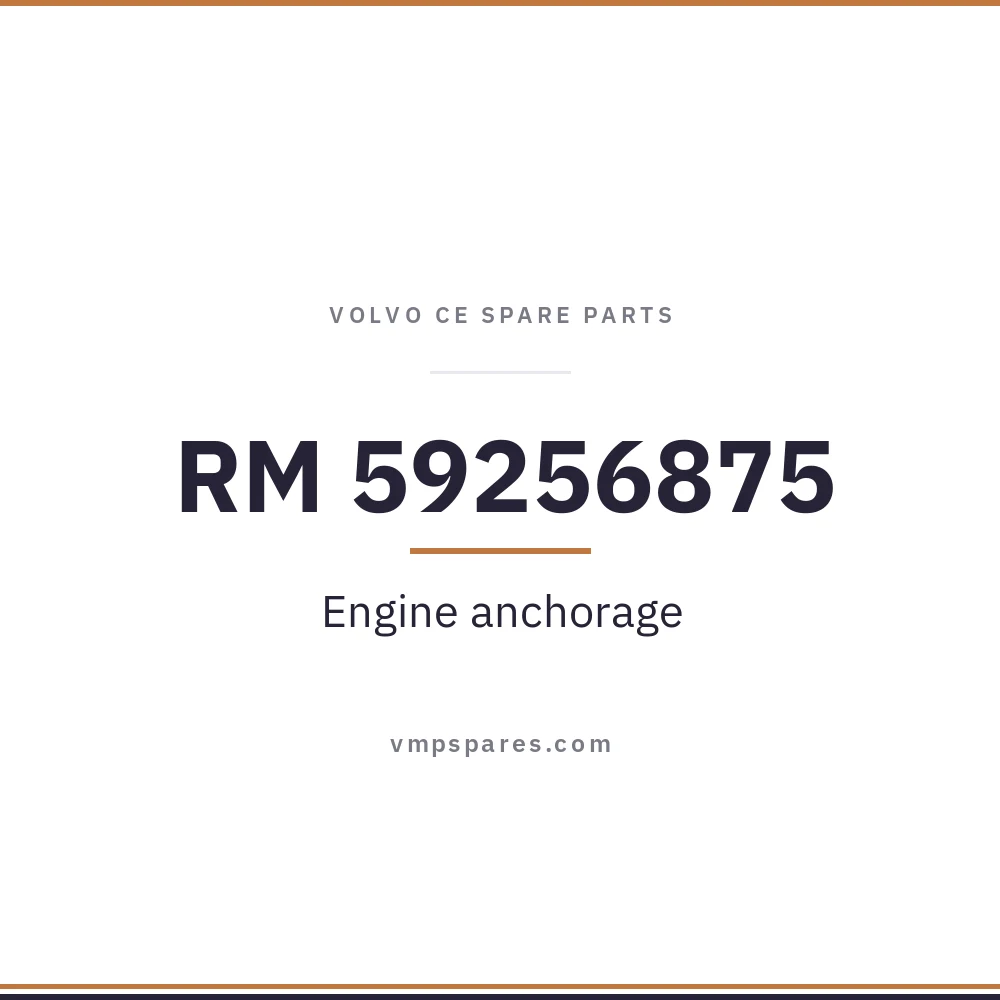 RM 59256875 – Engine anchorage