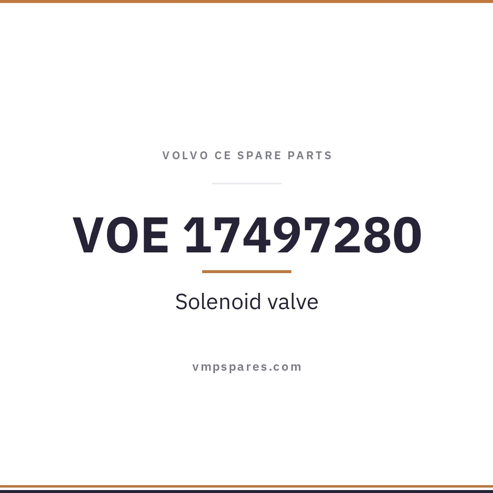 VOE 17497280 – Solenoid valve