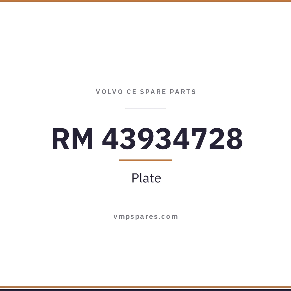 RM 43934728 – Plate