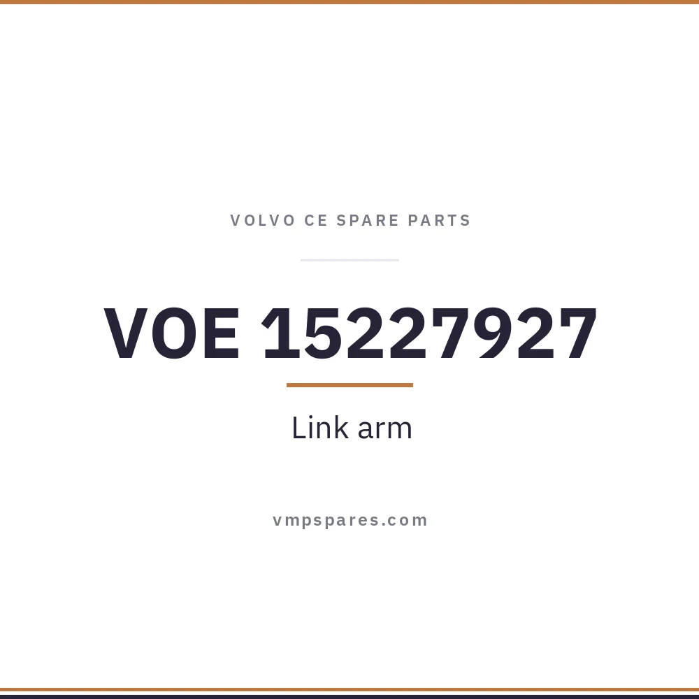 VOE 15227927 – Link arm