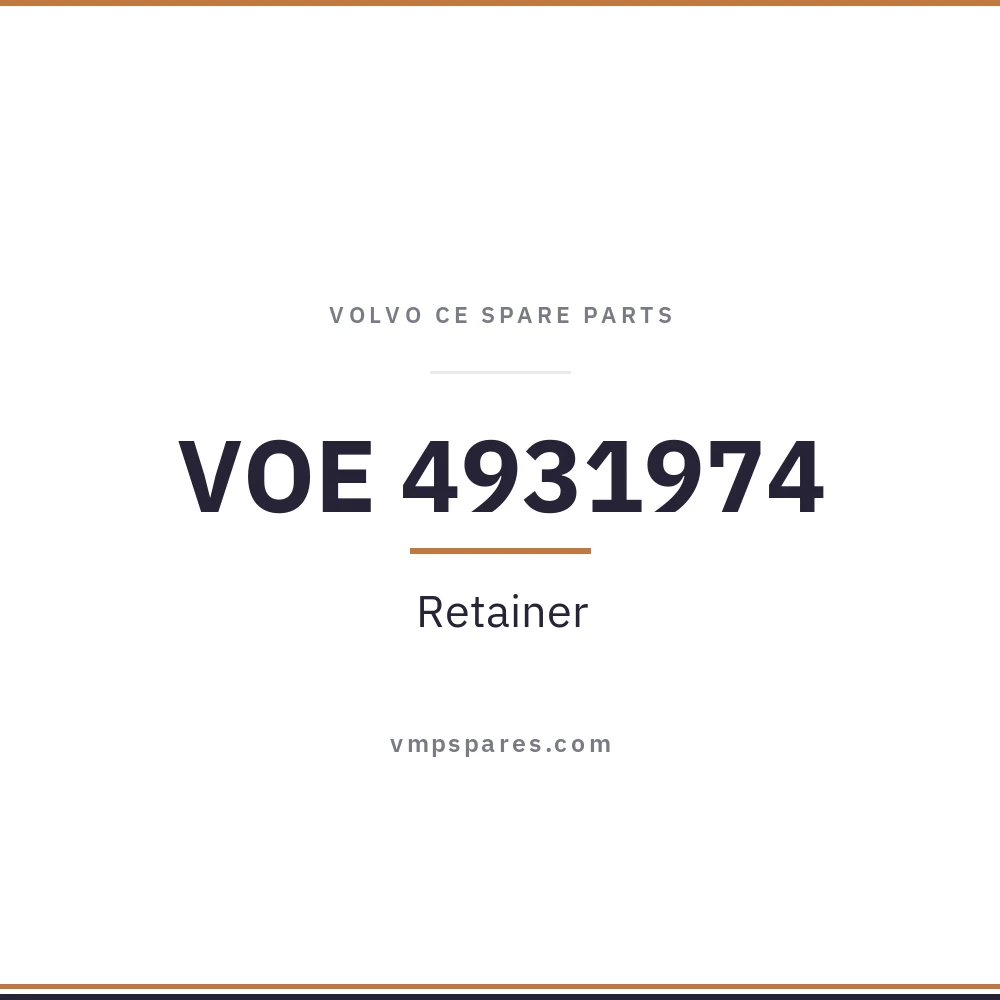 VOE 4931974 – Retainer