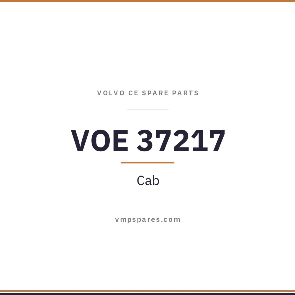 VOE 37217 – Cab