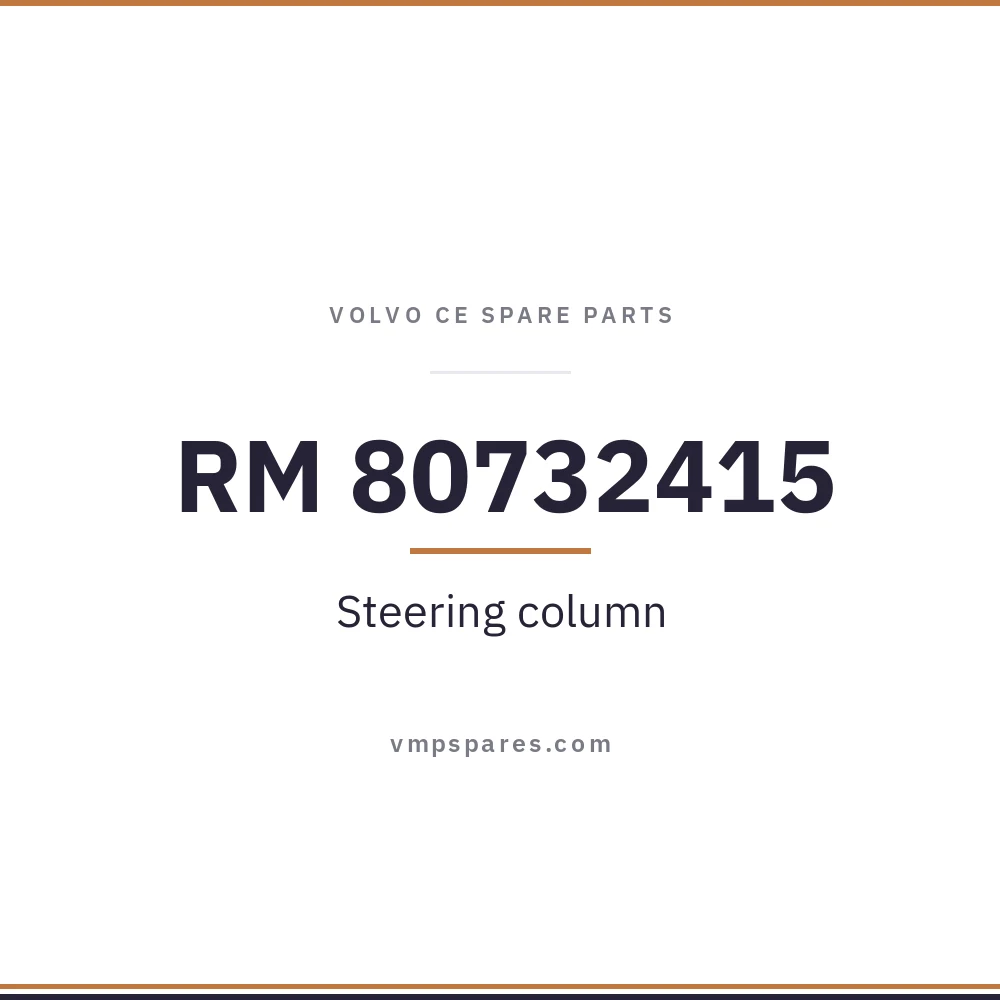 RM 80732415 – Steering column