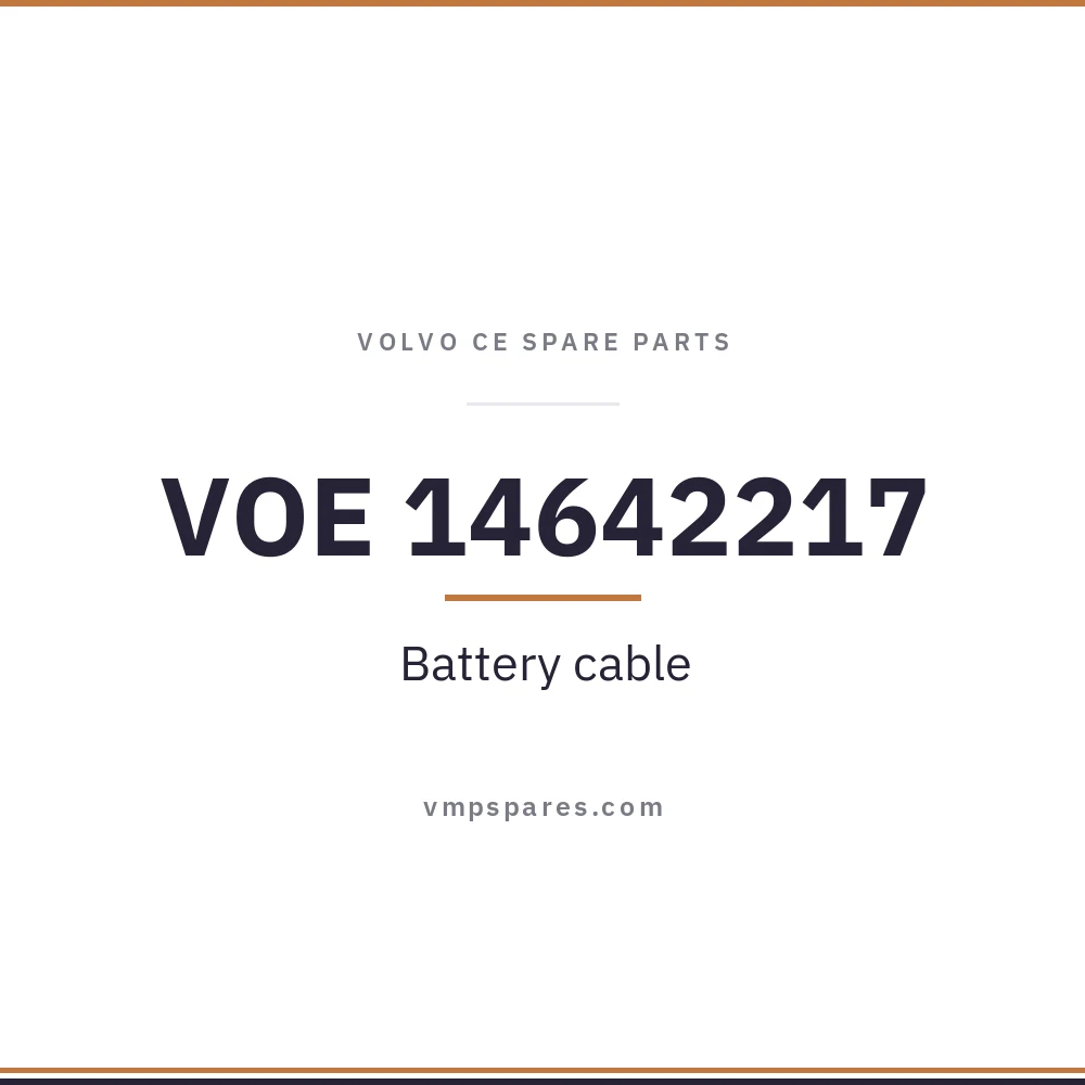 VOE 14642217 – Battery cable