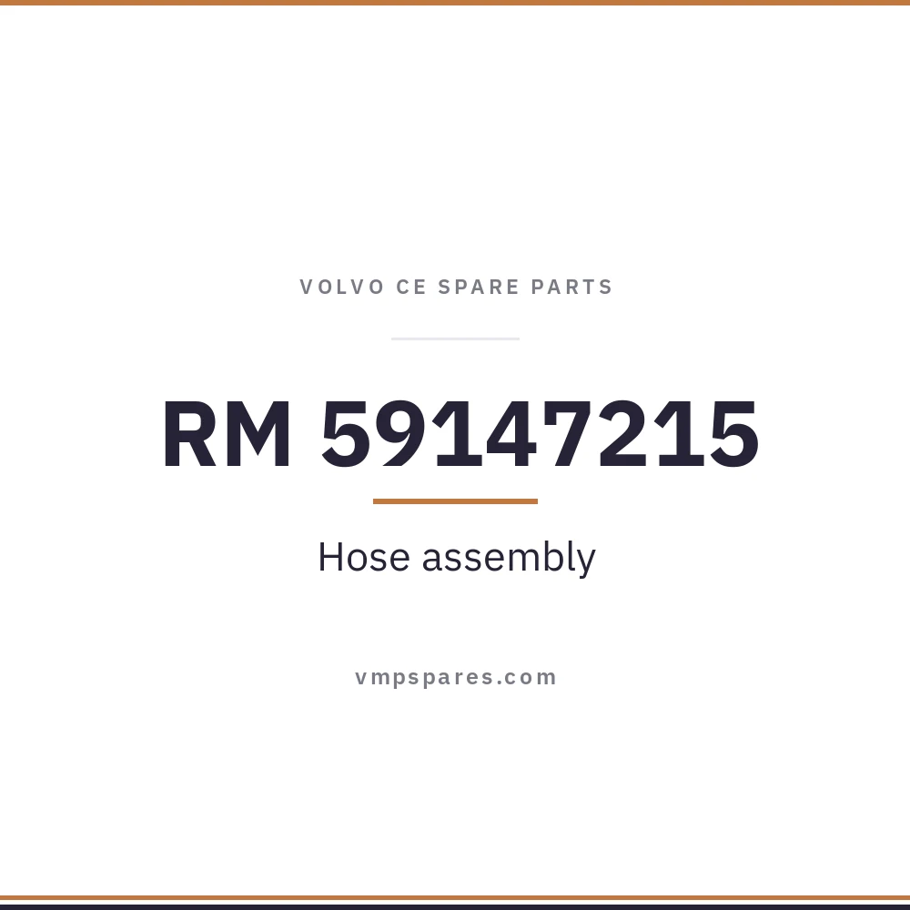 RM 59147215 – Hose assembly